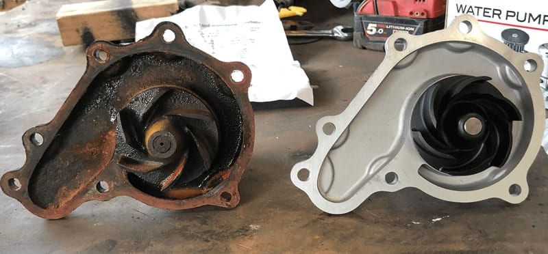 lưu ý khi thay bơm nước làm mát ô tô