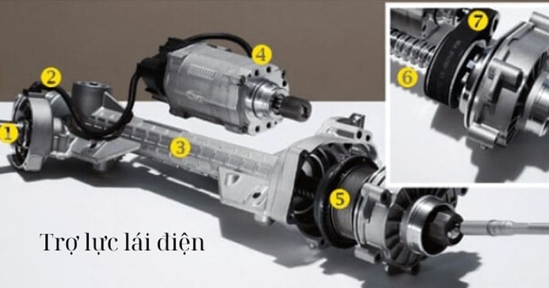 tay lái trợ lực điện trên xe ô tô