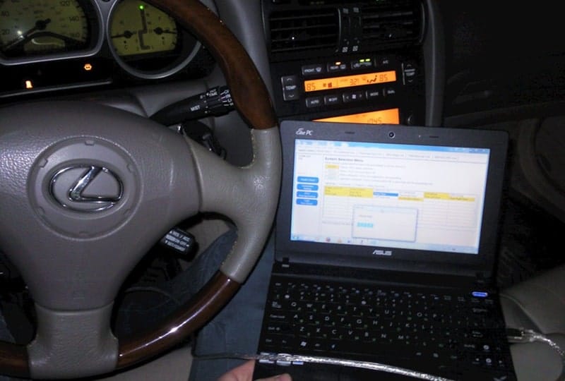 đọc lỗi xe lexus bình dương