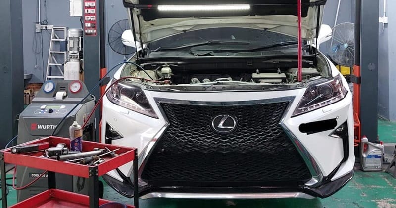 giá sửa chữa xe lexus bình dương